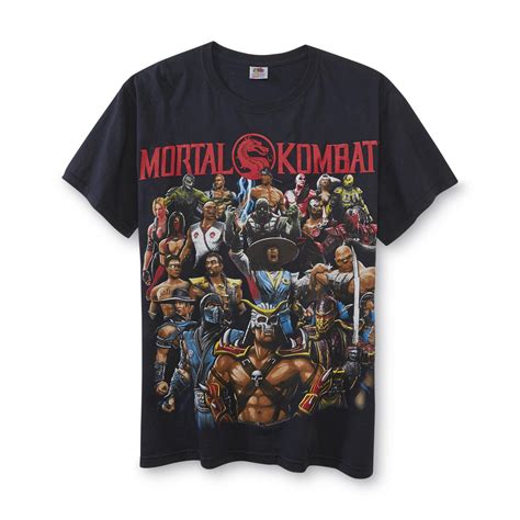 Get Ready to Fight with Mortal Kombat Graphic Tee!